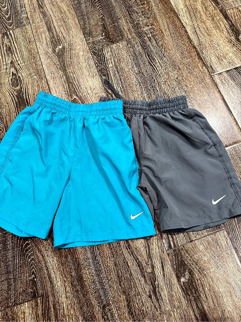 Nike Athletic Shorts 2-Pack in Blue & Gray